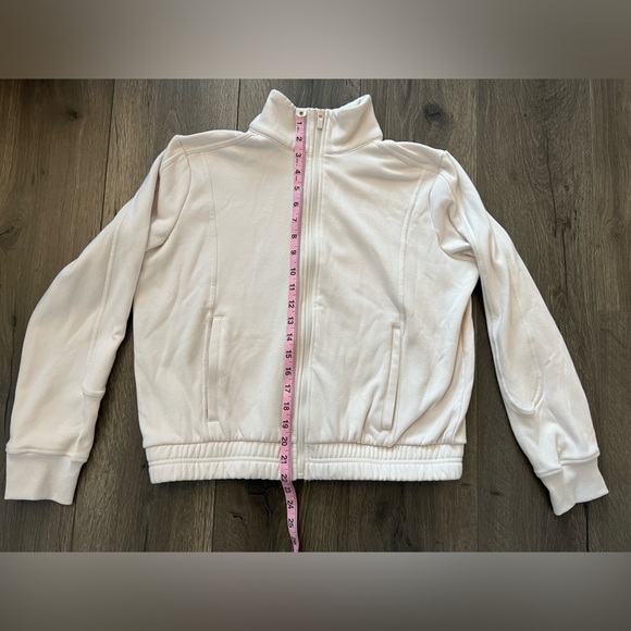 Yogalicious Cloud Plush Departure Jacket Cream Size Large - Picture 4 of 6